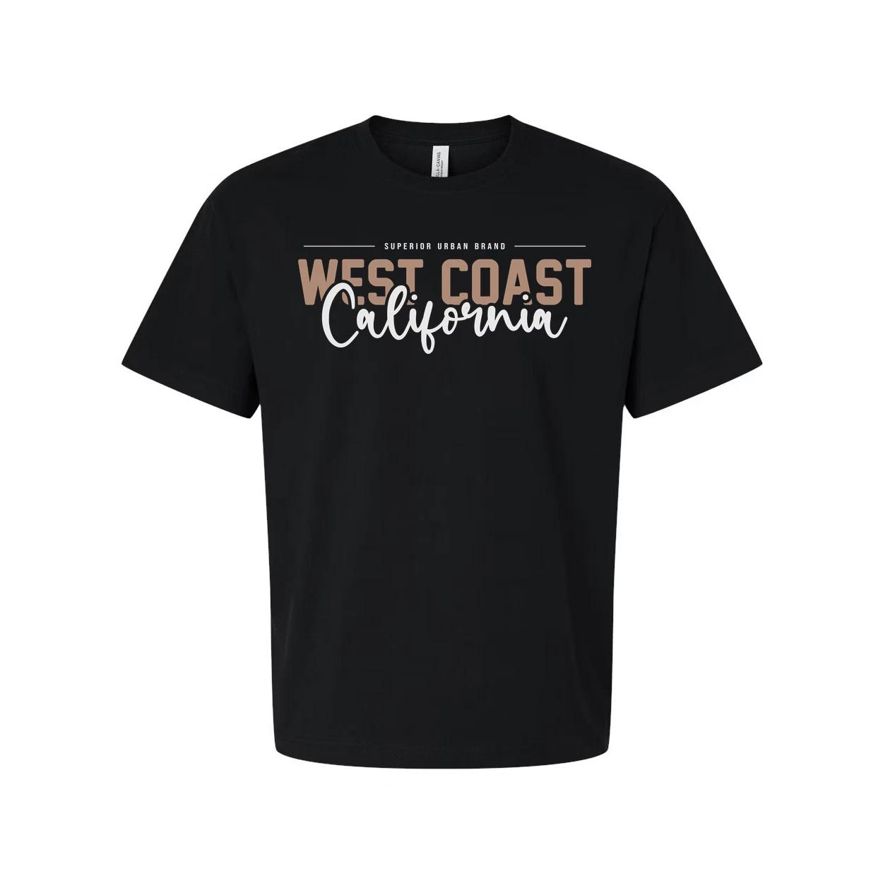 

West Coast California Graphic Unisex T Shirt With Soft Fabric And Urban Brand Lo 3XL
