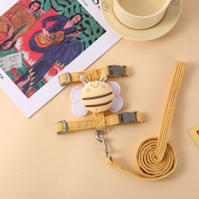 Cat Leash Anti-break Free Go Out Special Cat Vest Chest Strap Small Dog Anti-run Walk