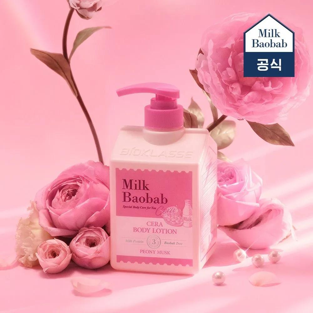 Milk Baobab Cera Body Lotion Peony Musk 600ml 1