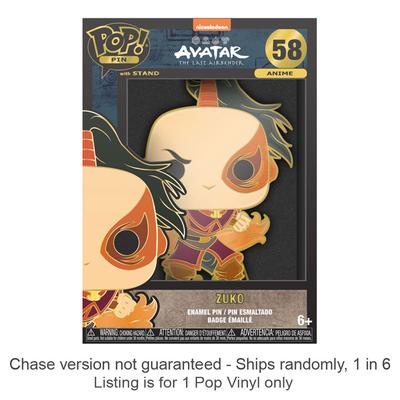 Avatar: o Último Mestre do Ar Zuko 4" Pop! PIN