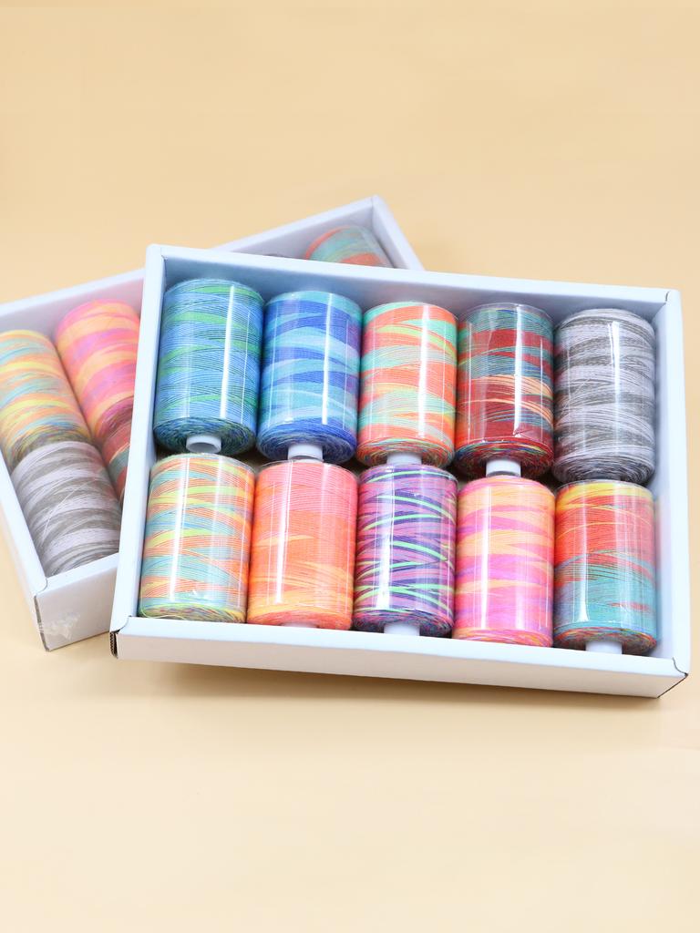 1000-Yard Sortierte Farbe Großspule Nähgarn für Ho1000-Yard Sortierte Farbe Großspule Nähgarn für Zuhause