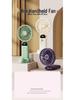 Silent Dual-Use Handheld Mini Fan with USB Charging & Long Battery Life