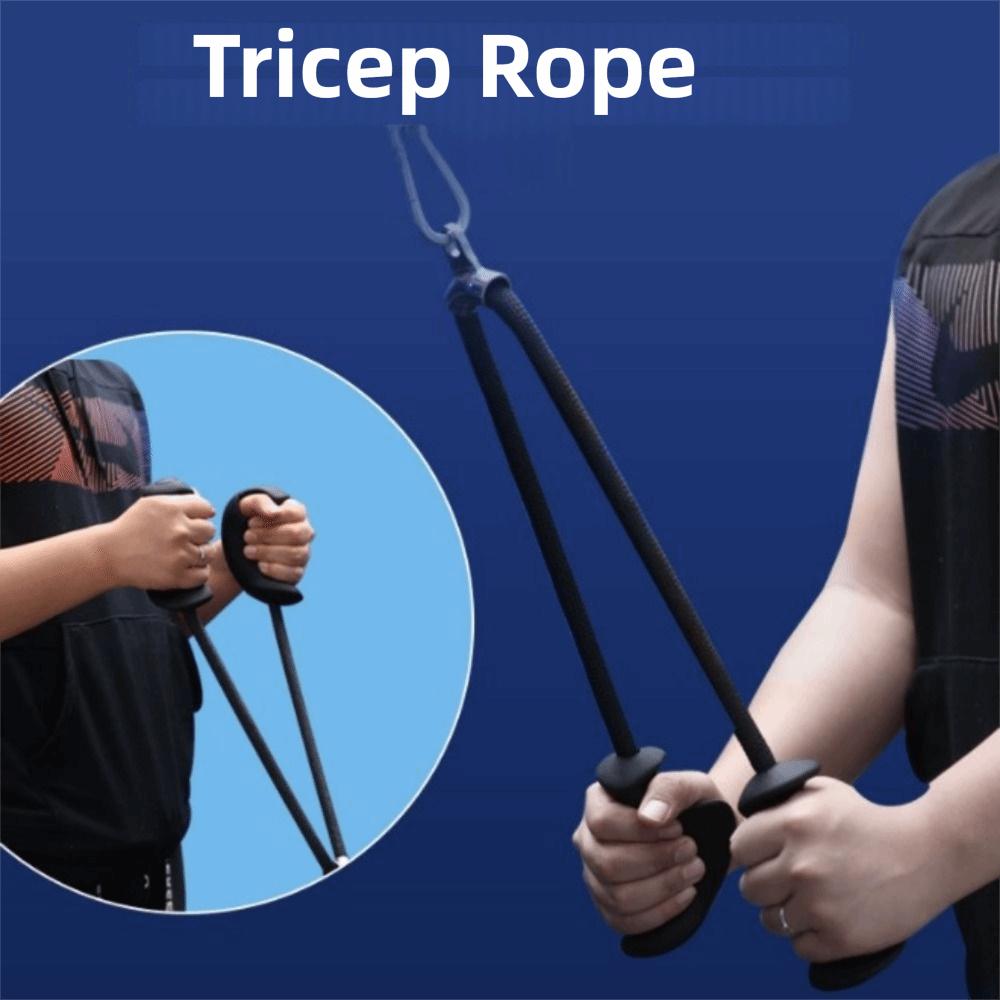 Ergonomic Handles Fitness Pull Rope Anti-Slippery Ergonomic Fitness Pull Rope  Home Workout