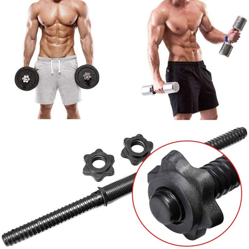 4x Barbell Spinlock Collars Replacement Bar Hexagon Nut for Barbell Bar Training