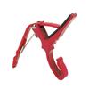 Guitar Capo Alloy Quick Tone Change Portable Instrument Accessory for Playing Performance Red