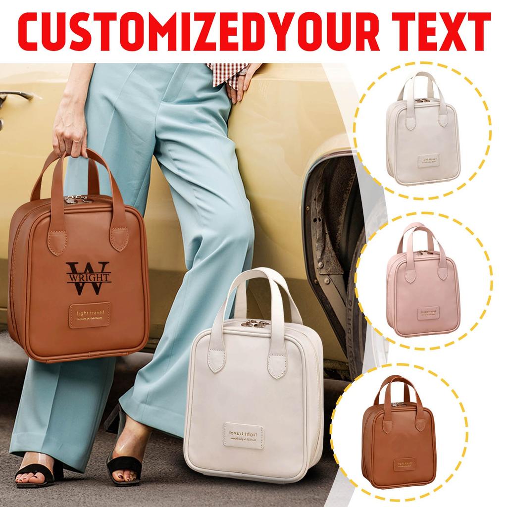 Customization -Personalized Toiletries Bag, Large Capacity Waterproof Storage Travel Bag