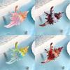 Vibrant Conch Charm Hair Claw Hairpin For Women Summer Vacation Headdress Securely Hold Beach Styling Tool