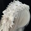 Unique Wing Headband Comfortable Gothic Punk Headdress Stylish Hair Band Accessory for Alternative Fashion Lovers