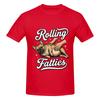 1 Piece Fatties Funny 100 Cotton Tshirt French Bulldog Tees Tops For Unisex