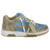 Off-White Lace-Up Comfortable Versatile Low-Top Fashion Sneakers Men Sneakers Blue Brown OMIA189S22LEA0084061