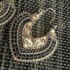 Boucles Oreilles Coeur Vintage Bohème Ethnique Fantaisie