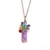 Tree Of Life Design Crystal Tree Of Life Irregular Crystal Crushed Stone Pendant  Gift For Women