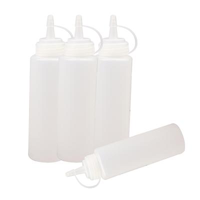 4Pcs Squeeze Squirt Condiment Bottles Salad Sauce Dispenser Ketchup Cruet