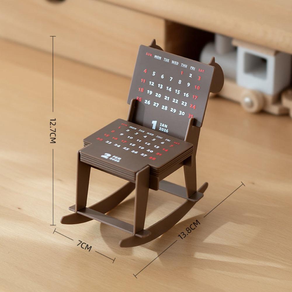 

horse design 2026 Calendar Simplicity Year of The Horse Desktop Calendar Cartoon Funny Agenda Organizer кофейный