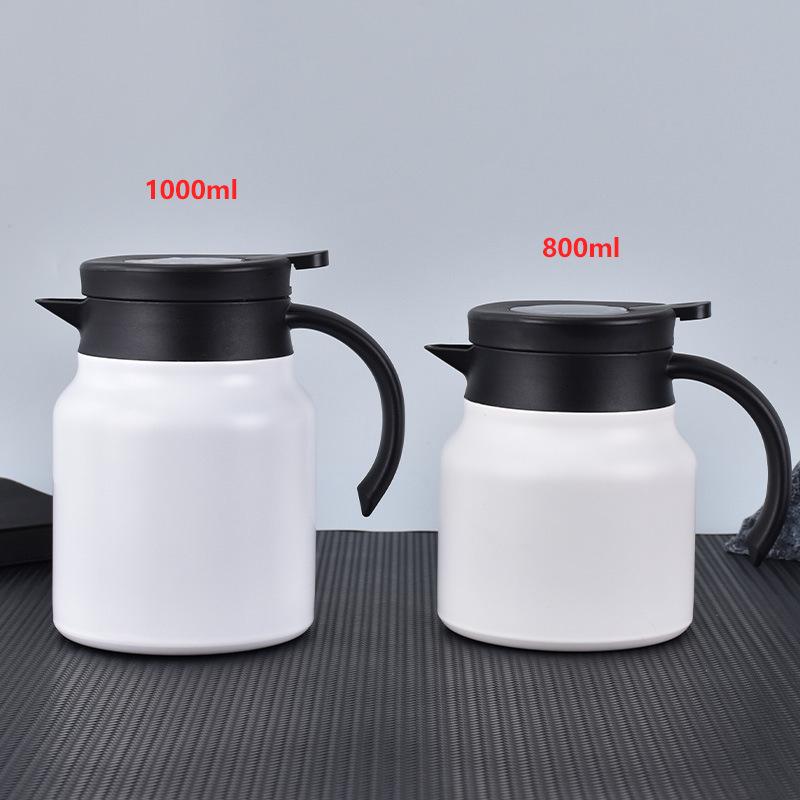 

Изолированный чайник из нержавеющей стали 316, большой вместимости, разделение чая и воды, идеально подходит для домашнего старого белого чая 800ml