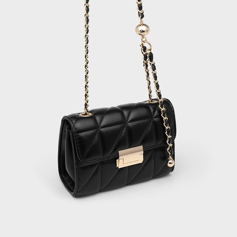 Bag Fashion Women'S Bag Crossbody Bag Light Luxury Niche Premium Sense Rhombus Chain Bag Luggage