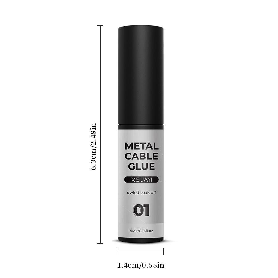 High-Density Metallic Nail Art Gel - 5ml