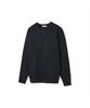 Notig Wool Blend Round Button Cardigan Gray_Okw2Swcd201G1