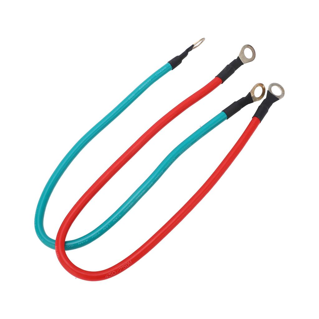 2PCs Battery Cable Power Cord Ring Eyelet Positive Negative Pole for 173 178F 186 188F