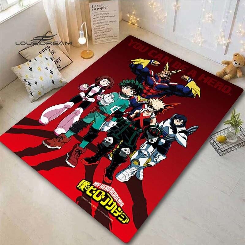 Carpet Living Room My Hero Academia Home Decor Rug Play Mats Decor Bedroom Carpets Child Play Lounge Area Rugs Dining Table Mat