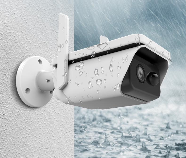 Icsee 4MP HD Solar Bullet Wireless Surveillance Camera with Remote Monitoring & Intercom
