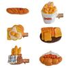 Delicate Realistic Food Hair Clip Ponytail Braid Food Enthusiasts Hairpin