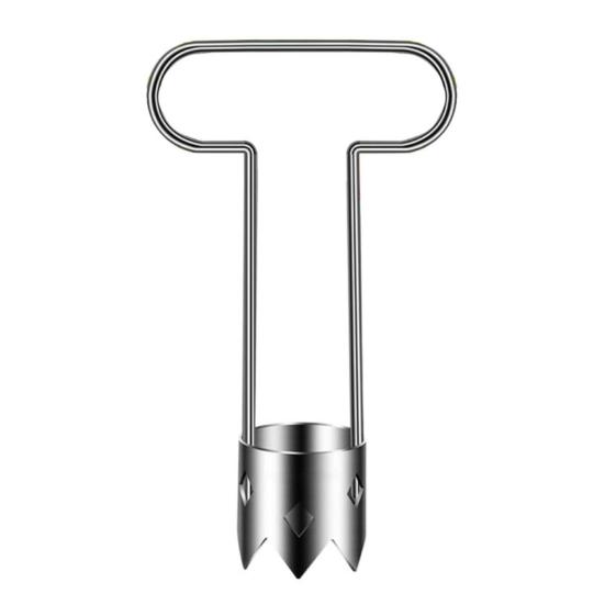 Fruit Corer Stainless Steel for Apples Dual Size Design Pears Peaches Core Remover Easy to Clean