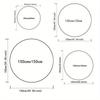 1pc Disney Frozen Pattern Round Area Rug, Bedroom Living Room Floor Mat, Playroom Bedroom Living Room Indoor Decor Rug, Aesthetic Room Decor