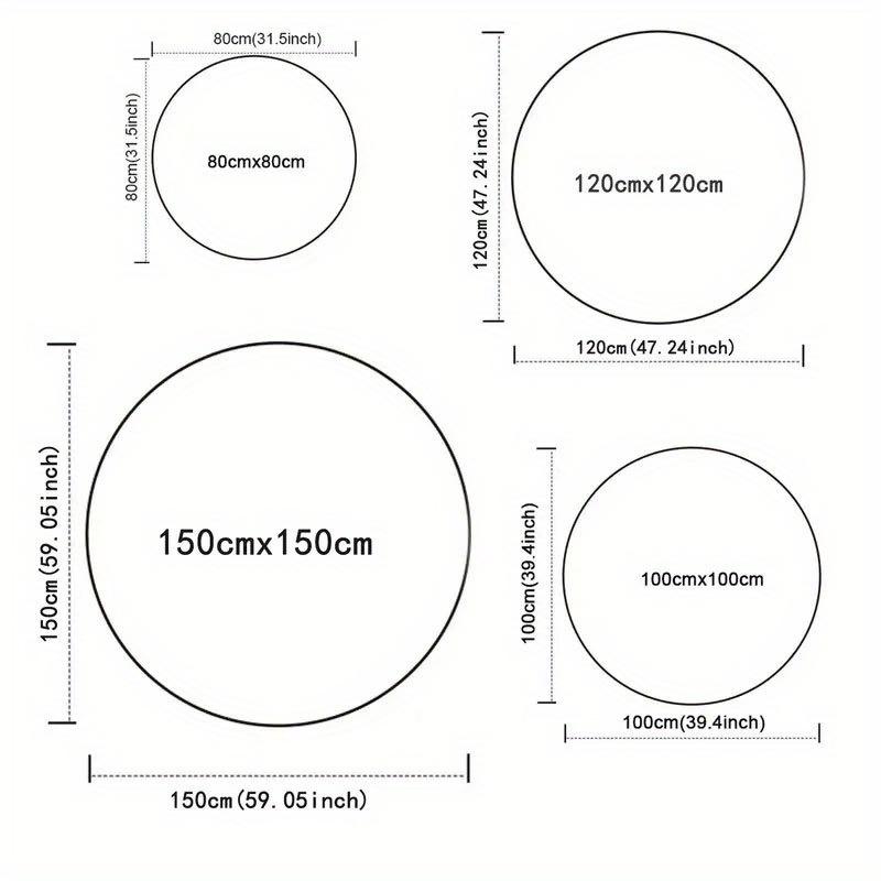 1pc Disney Frozen Pattern Round Area Rug, Bedroom Living Room Floor Mat, Playroom Bedroom Living Room Indoor Decor Rug, Aesthetic Room Decor