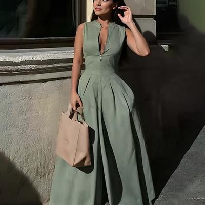 Salopetă Nouă de Primăvară pentru Femei Modă Casual Largă cu Pantaloni Lăți
