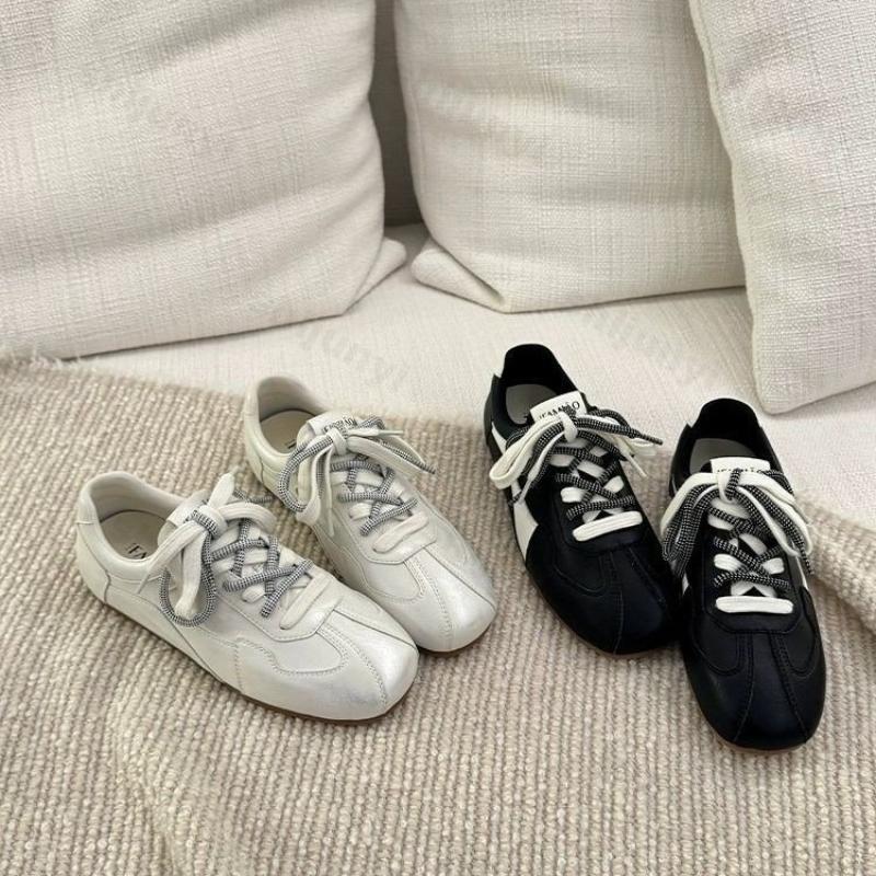 Women's Casual Shoes 2025 Spring Autumn New Cross Tied Outdoor Non Slip Sneakers Lightweight Comfortable Luxury Flats