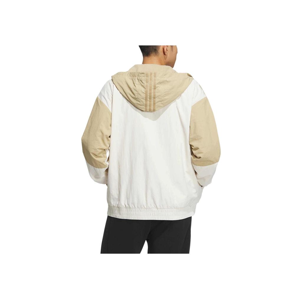 adidas Giacca Sportiva Tessuta Larga Neo Colorblock Giacca Unisex Bianca IQ1577