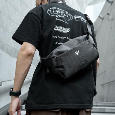 Brusttasche Herren Umhängetasche Kleine Crossbody Bag Fahrradfunktion Sport Messenger Bag Lässiger Rucksack Herrentasche