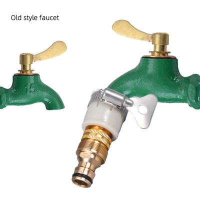 Giunto Cardanico Universale 3 in 1 Connettore Filettato per Rubinetto Miscelatore da Cucina Adatto per Strumento di Trasferimento per Irrigazione da Giardino Adattatore per Tubo Flessibile a Tenuta Stagna