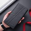 Men's Retro Ultra-Thin Long Wallet with Multi-Card Slots and Large Capacity