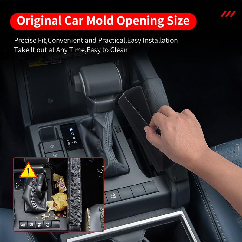 For Toyota 4Runner Tacoma 2024 2025 2026 Central Control Silicone Storage Pad Dust-Proof Car Interior Protective Accessories