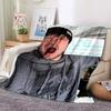 Josh Hutcherson Poster Printed Flannel Blanket Soft Comfortable Home Travel Bed Plush Birthday Gift Fans Gift