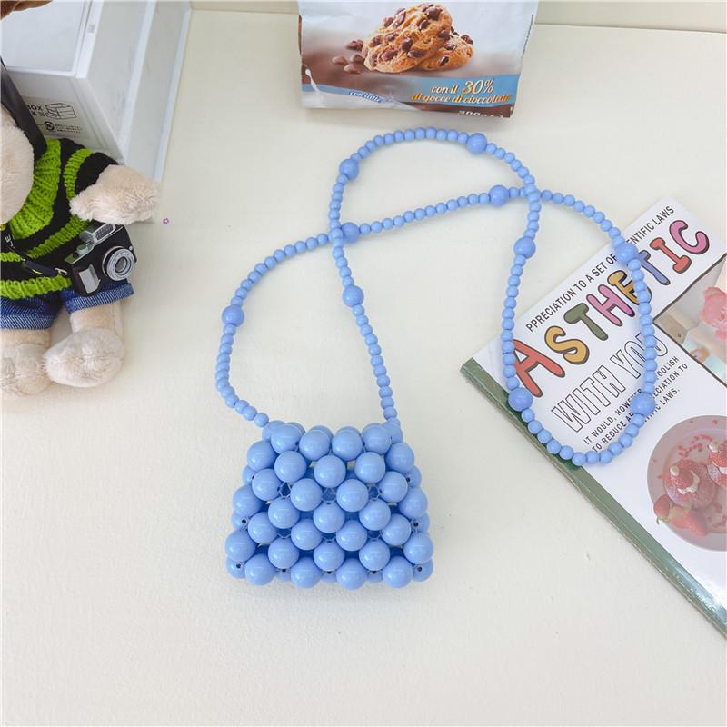 Adorable Mini Children's Handcrafted Pearl Bag For Girls Compact Crossbody Style
