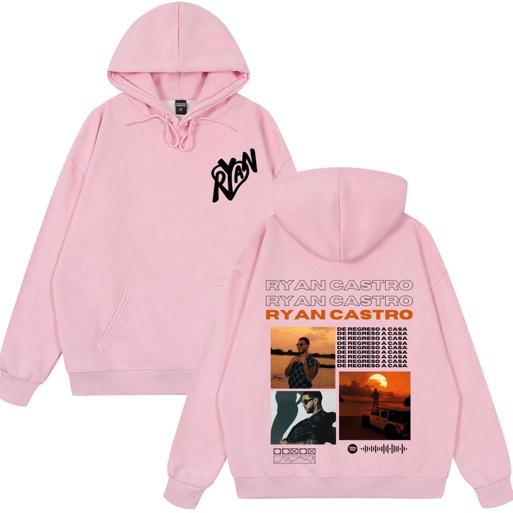 Rapper Ryan Castro Album Tour 2026 Print Hoodie Men Women Hip-hop Sweatshirt Long-sleeved Loose Casual Oversized Pullover