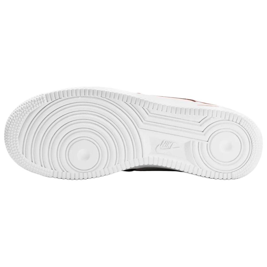 Nike Air Force 1 07 SE Comfortable Fit Non-Slip Skate Shoes Women Sneaker Dark-Brown Red IB6642-200