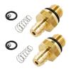 Brass Barbs Check Valves Spring 190593GS for Pressure Washer Pump Chemic Soap Injections Replacement Part