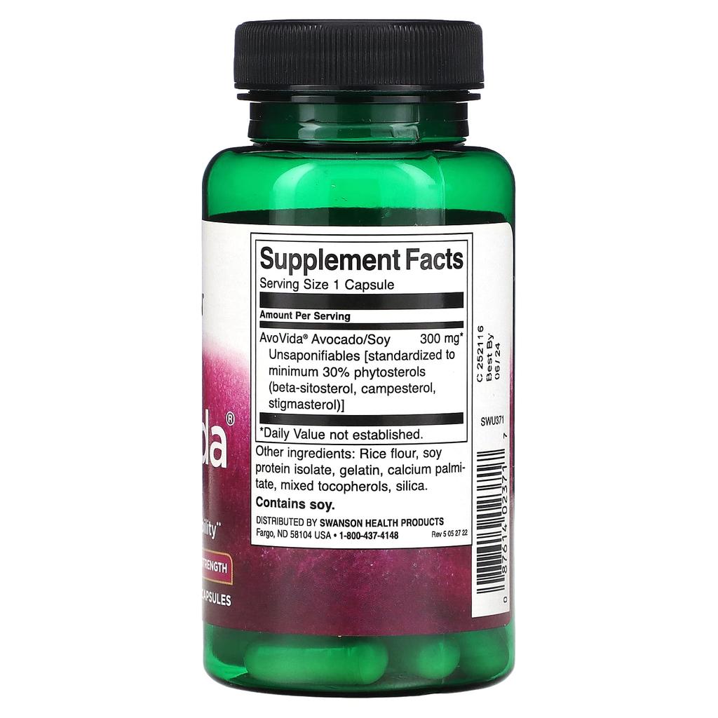 Avovida, Maximum Strength, 300Mg, 60 Capsules