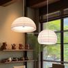 Minimalist Fabric Chandelier: Modern Decorative Lighting for Bedrooms, Studies, or Restaurants
