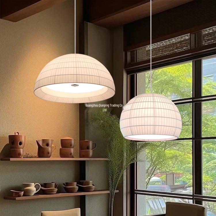 Minimalist Fabric Chandelier: Modern Decorative Lighting for Bedrooms, Studies, or Restaurants