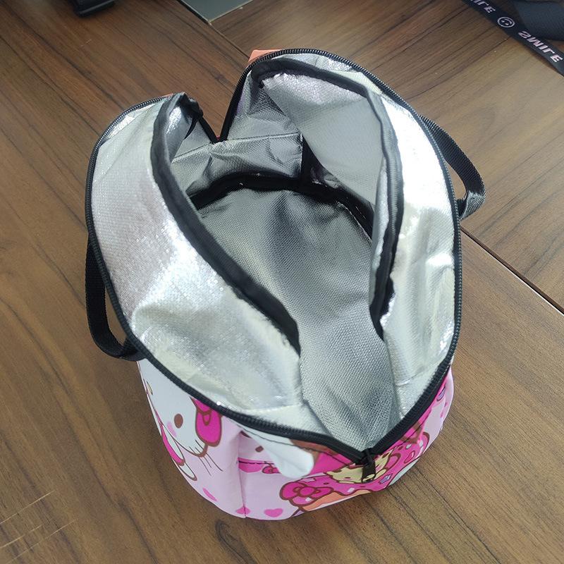 Portable Bento Bag Cartoon Thermal Insulation Bag Aluminum Foil Lunch Bag Student Bento Bag Thickened Thermal Insulation Lunch Box Bag