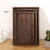 Diruien Small Rustic Paulownia Wood Serving Tray