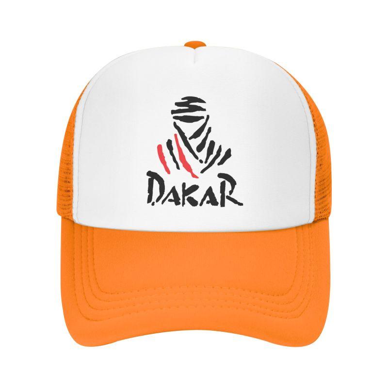 Dakar Rally Print Mesh Baseball Cap Unisex Adjustable Snapback Caps Summer Breathable Sun Visor Hat Trucker Hats