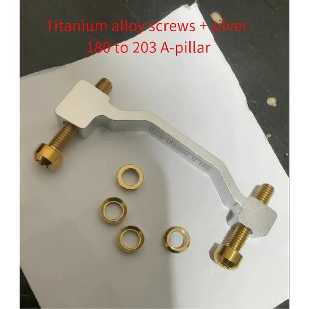 CHIBITE Disc Brake Adapter for Magura Shimano MTB, CNC Conversion Mount 180mm to 203mm Rotor Bicycle Parts