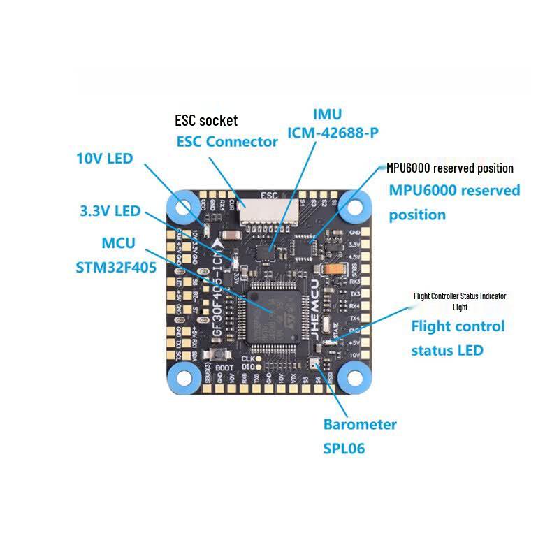 GF30F405-ICM FPV Flight Controller Stack