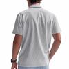 Men's Summer Waffle Knit Turn-Down Collar Polo Shirt, Loose Casual Athletic Jersey Short Sleeve Tee for Men